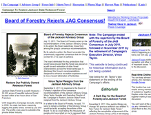 Tablet Screenshot of jacksonforest.com